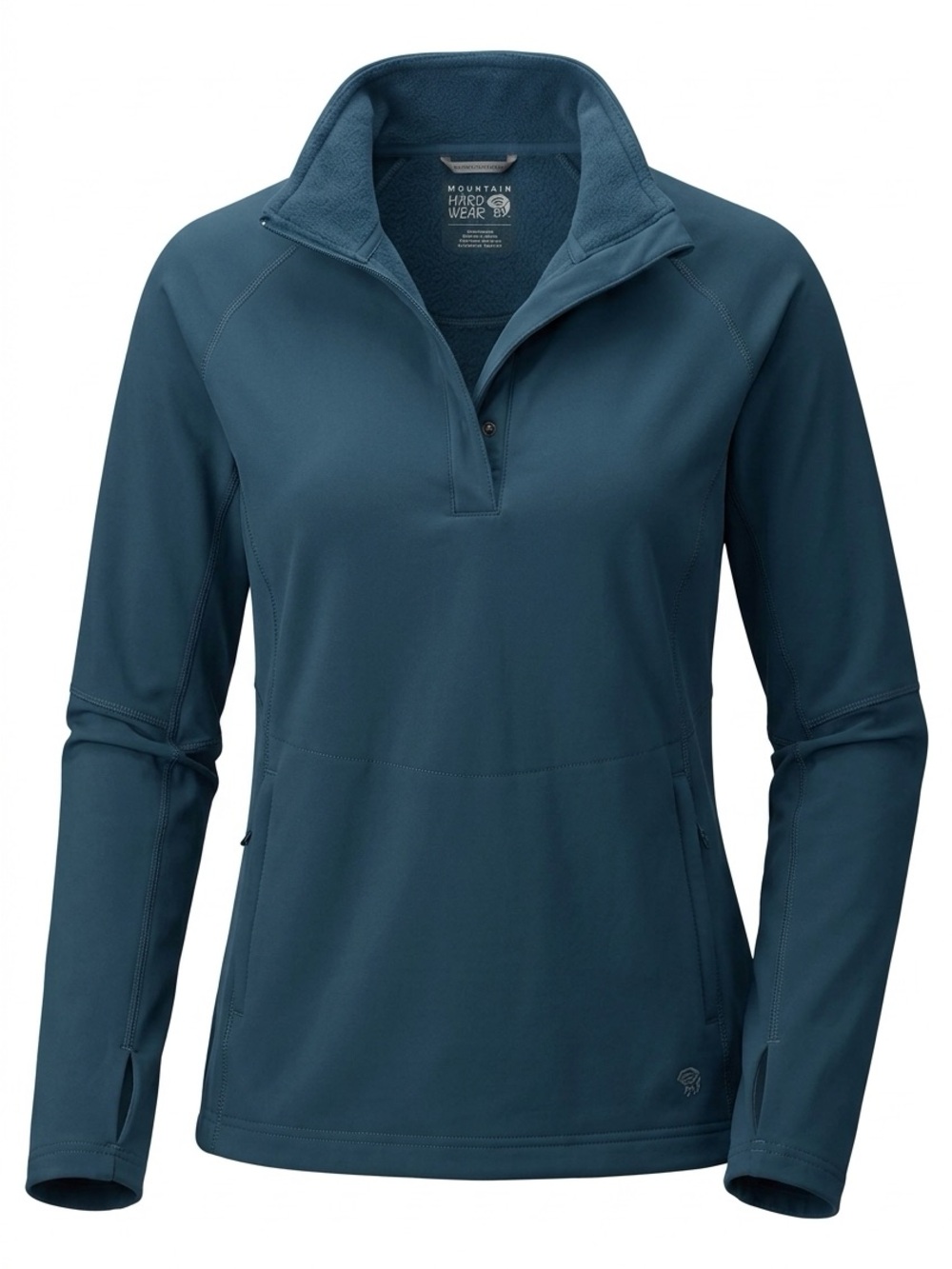 Mountain Hardwear Women’s Teal-Blue Quarter Zip Pullover